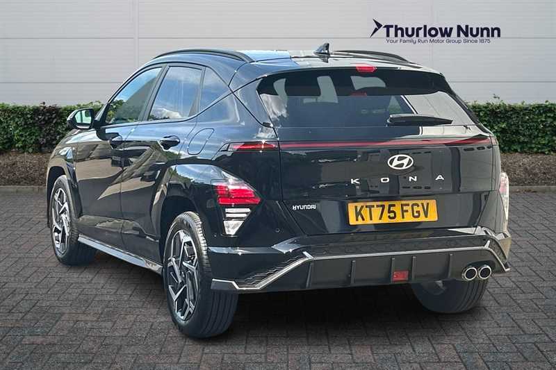 Hyundai Kona 1.6 T-gdi N Line S Suv Euro 6 S KT75FGV Black #5