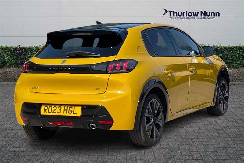 Peugeot 208 1.2 Puretech Gt Hatchback Eat Euro 6 S RO23HGL Yellow #3