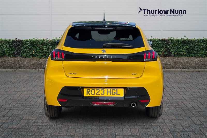 Peugeot 208 1.2 Puretech Gt Hatchback Eat Euro 6 S RO23HGL Yellow #4