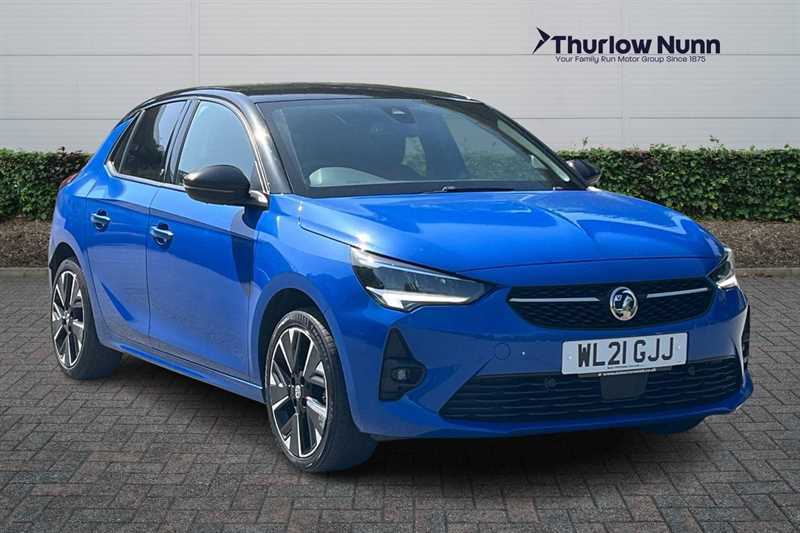 Vauxhall Corsa-e 50 Kwh 136 Ps Sri Nav Premium Ha Blue