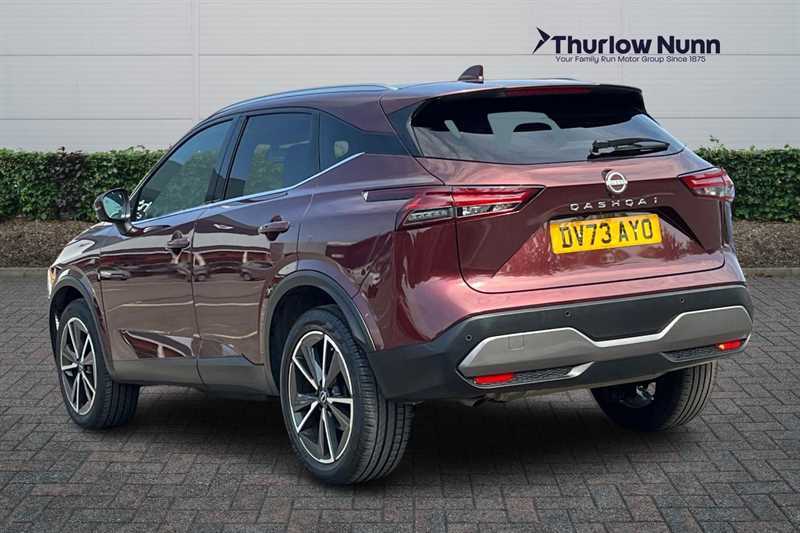 Nissan Qashqai 1.3 Dig-t Mhev Tekna Suv Hybrid DV73AYO Red #5