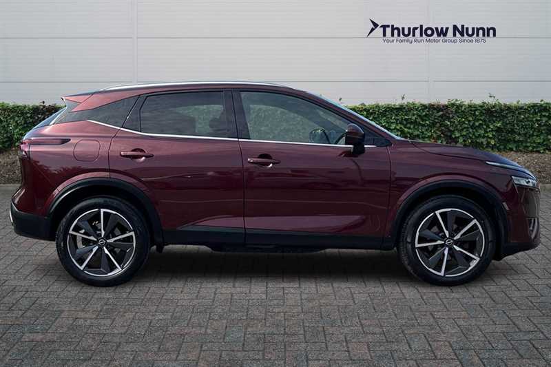 Nissan Qashqai 1.3 Dig-t Mhev Tekna Suv Hybrid DV73AYO Red #2