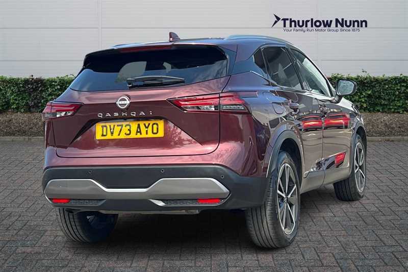 Nissan Qashqai 1.3 Dig-t Mhev Tekna Suv Hybrid DV73AYO Red #3