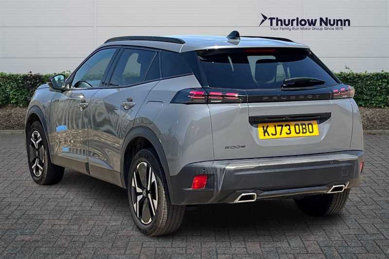 Peugeot 2008 1.2 Puretech Allure Suv Eat Euro 6 Ss KJ73OBO Grey #5