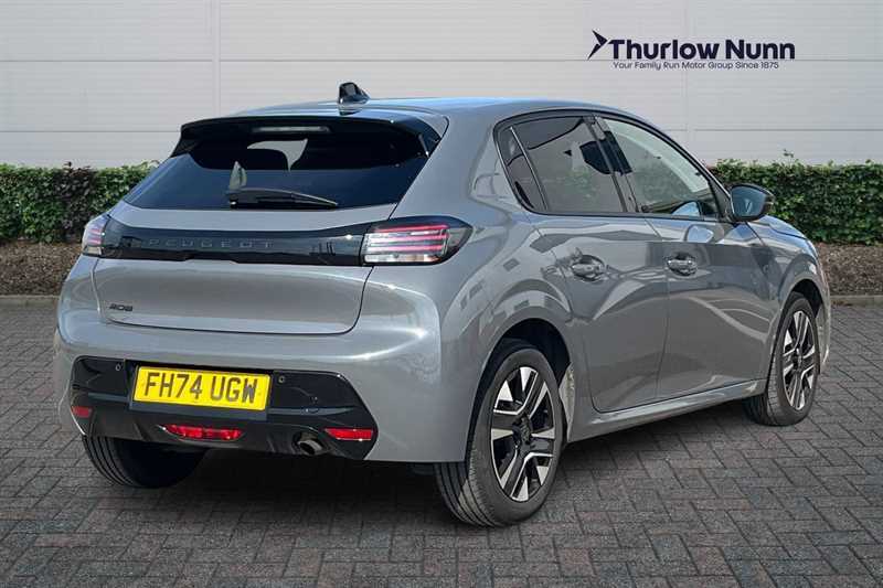Peugeot 208 1.2 Puretech Allure Hatchback Eu FH74UGW Grey #3