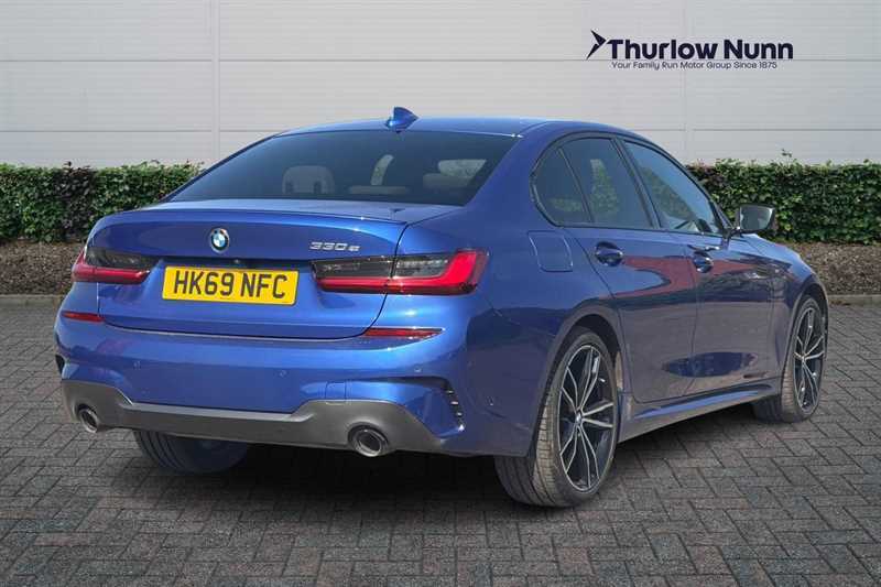 BMW 3 Series 2.0 330E 12Kwh M Sport Saloon Plug-in H HK69NFC Blue #3