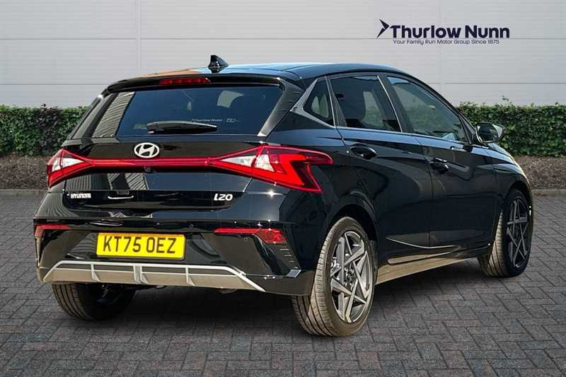 Hyundai I20 1.0 T-gdi Tech Line Hatchback Dct Euro KT75OEZ Black #3
