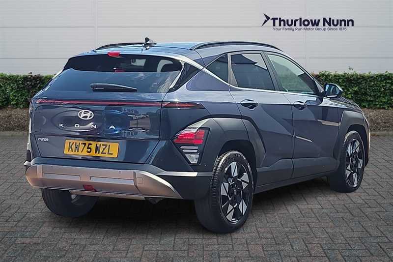 Hyundai Kona 1.6 T-gdi Ultimate Suv Dct Euro 6 Ss KW75WZL Blue #3