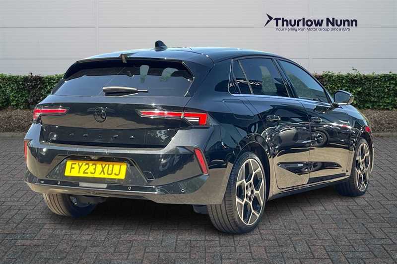 Vauxhall Astra 1.2 Turbo Ultimate Hatchback Euro FY23XUJ Black #3