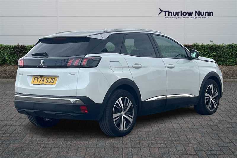 Peugeot 3008 1.6 12.4Kwh Allure Suv Plug-in Hybrid E FY74SJO White #3