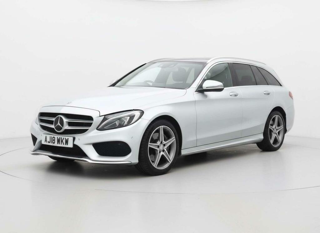 Mercedes-Benz C Class 2.1 C220d Amg Line Premium Plus G-tronic 4Matic AJ18WKW Silver #3