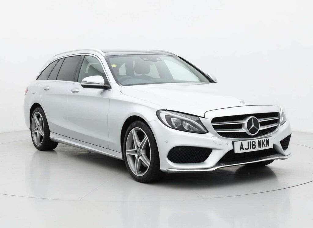 Mercedes-Benz C Class 2.1 C220d Amg Line Premium Plus G-tronic 4Matic Silver