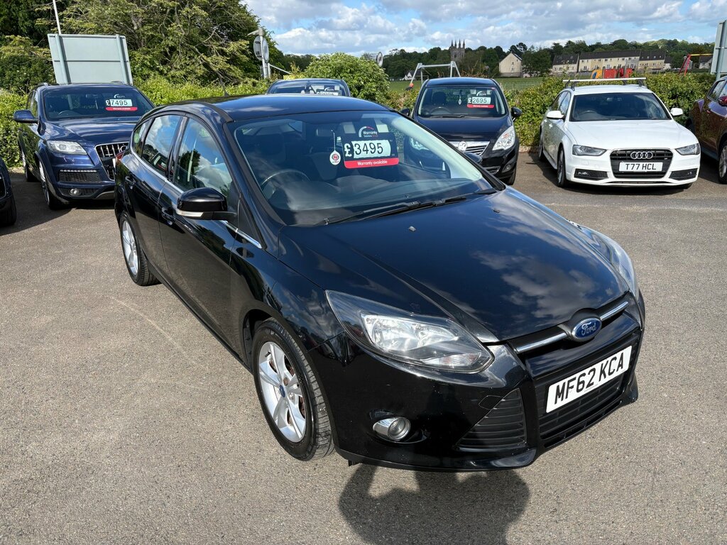 Ford Focus 1.6 Tdci Zetec Hatchback Euro 5 MF62KCA Black #4