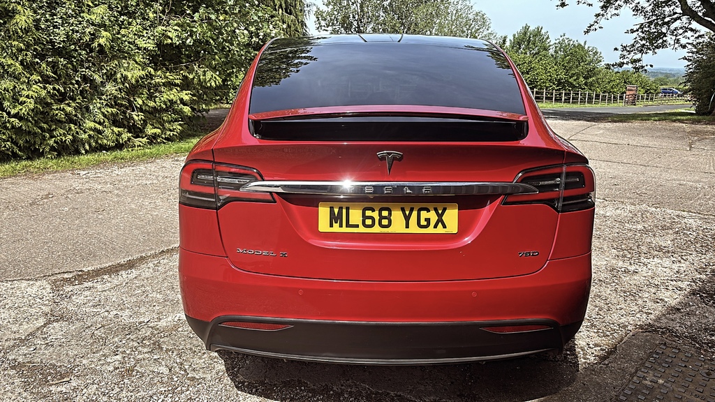 Tesla Model X 75D Dual M... ML68YGX Red #6