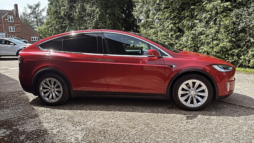 Tesla Model X 75D Dual M... ML68YGX Red #5