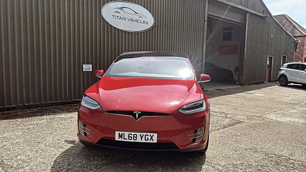 Tesla Model X 75D Dual M... ML68YGX Red #3