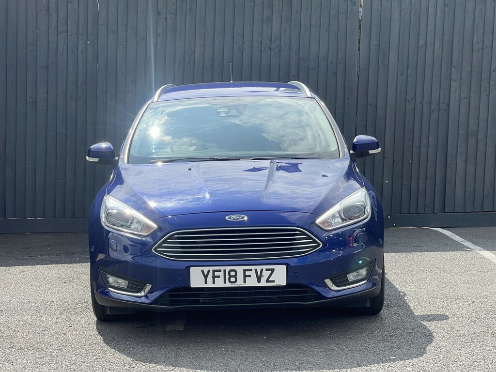Ford Focus Estate 1.5 Tdci Titanium X 2018 YF18FVZ Blue #5