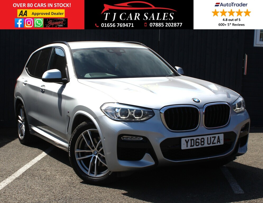 BMW X3 Suv 2.0 X3 Xdrive20d M Sport 2018 Silver
