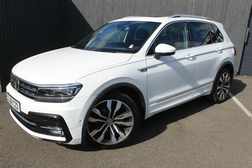 Volkswagen Tiguan Suv 2.0 Tdi R-line Tech 2019 GL69CZD White #4