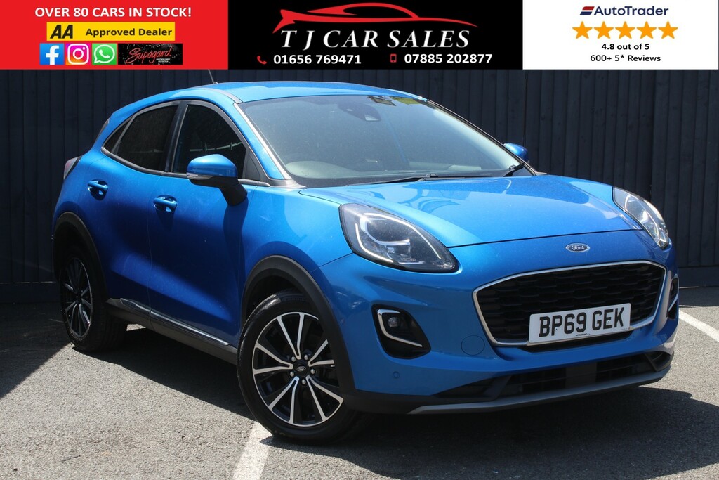 Ford Puma Suv 1.0 T Ecoboost Mhev Titanium 2020 Blue
