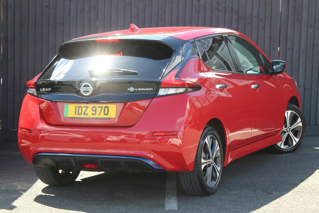 Nissan Leaf Hatchback 62Kwh E N-connecta 2021 ND71XWO Red #6