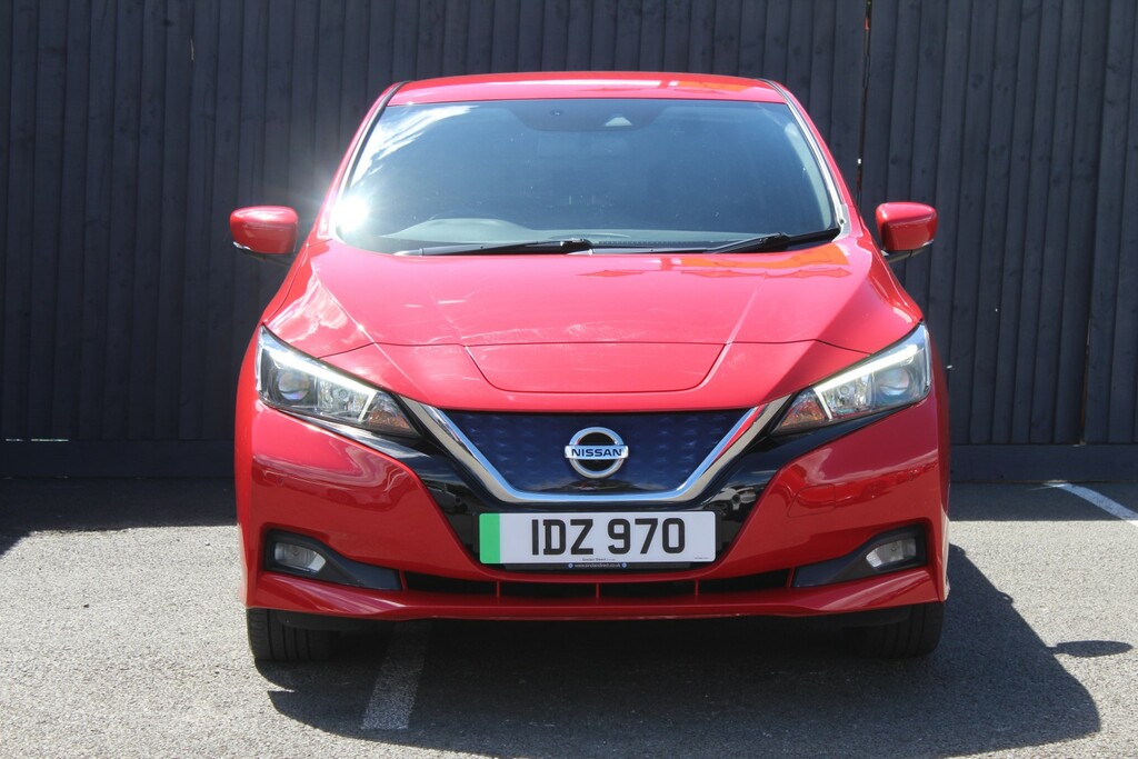 Nissan Leaf Hatchback 62Kwh E N-connecta 2021 ND71XWO Red #2