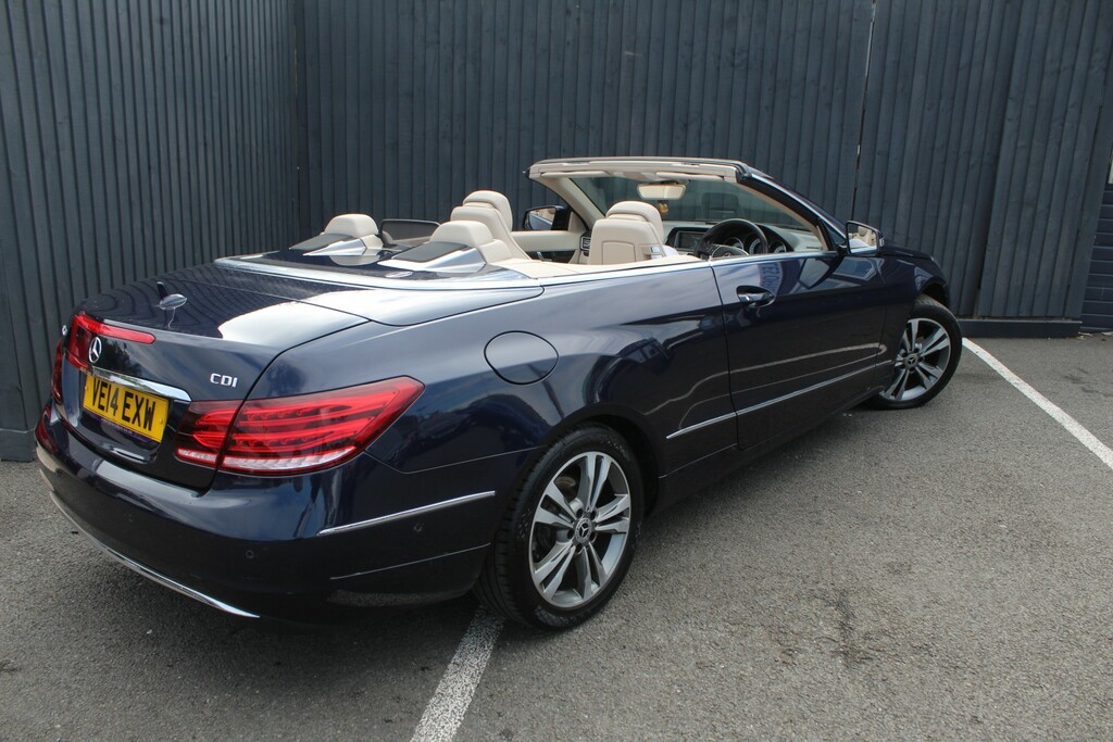 Mercedes-Benz E Class Convertible 2.1 E220 Cdi Se 2014 CF14DAR Blue #6