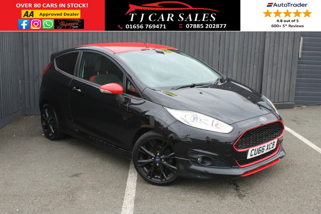 Ford Fiesta Hatchback 1.0 T Ecoboost Zetec S 2016 Black