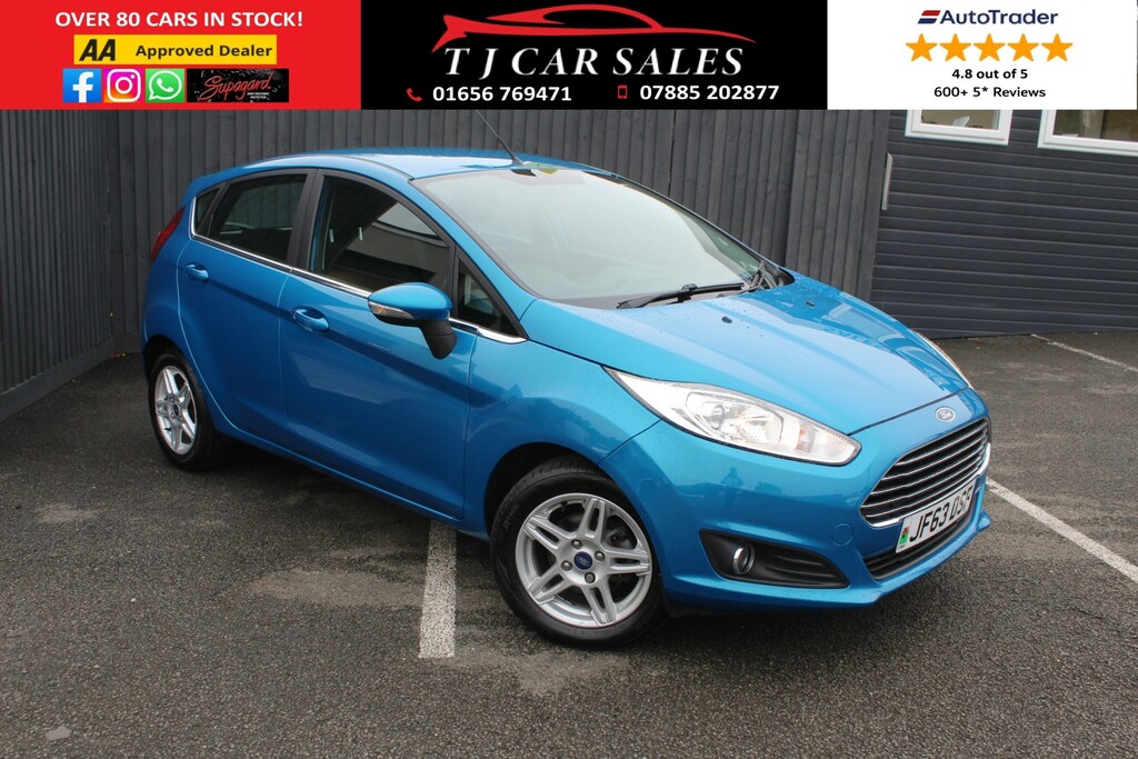 Ford Fiesta Hatchback 1.0 T Ecoboost Zetec 2014 Blue