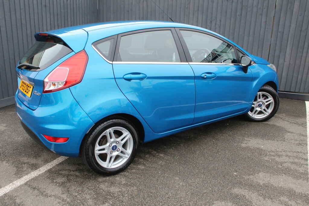 Ford Fiesta Hatchback 1.0 T Ecoboost Zetec 2014 JF63DSF Blue #6