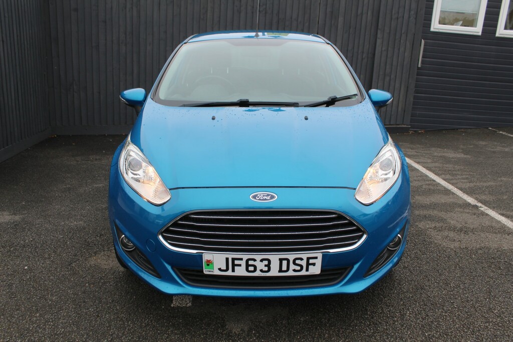 Ford Fiesta Hatchback 1.0 T Ecoboost Zetec 2014 JF63DSF Blue #2