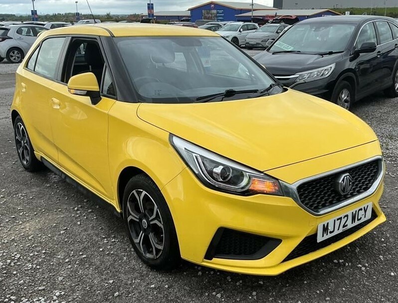 MG MG3 Hatchback 1.5 Vti-tech Excite 2022 Yellow