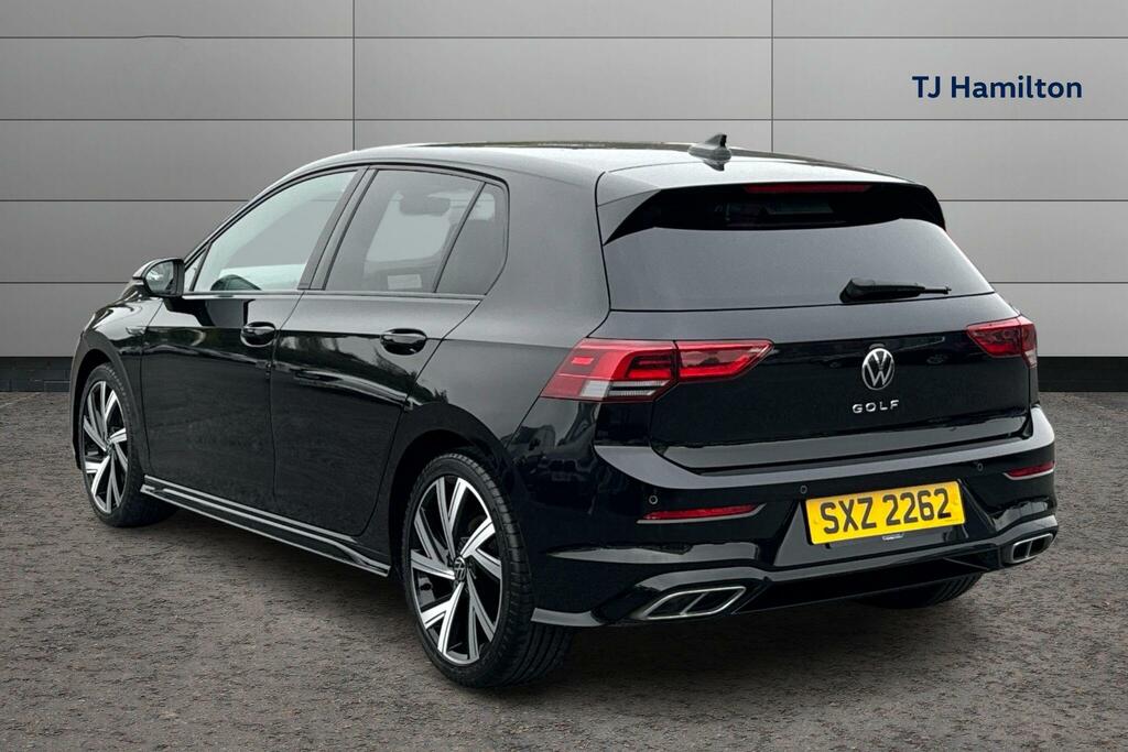 Volkswagen Golf 2.0 Tdi 150 R-line Dsg SXZ2262 Black #3