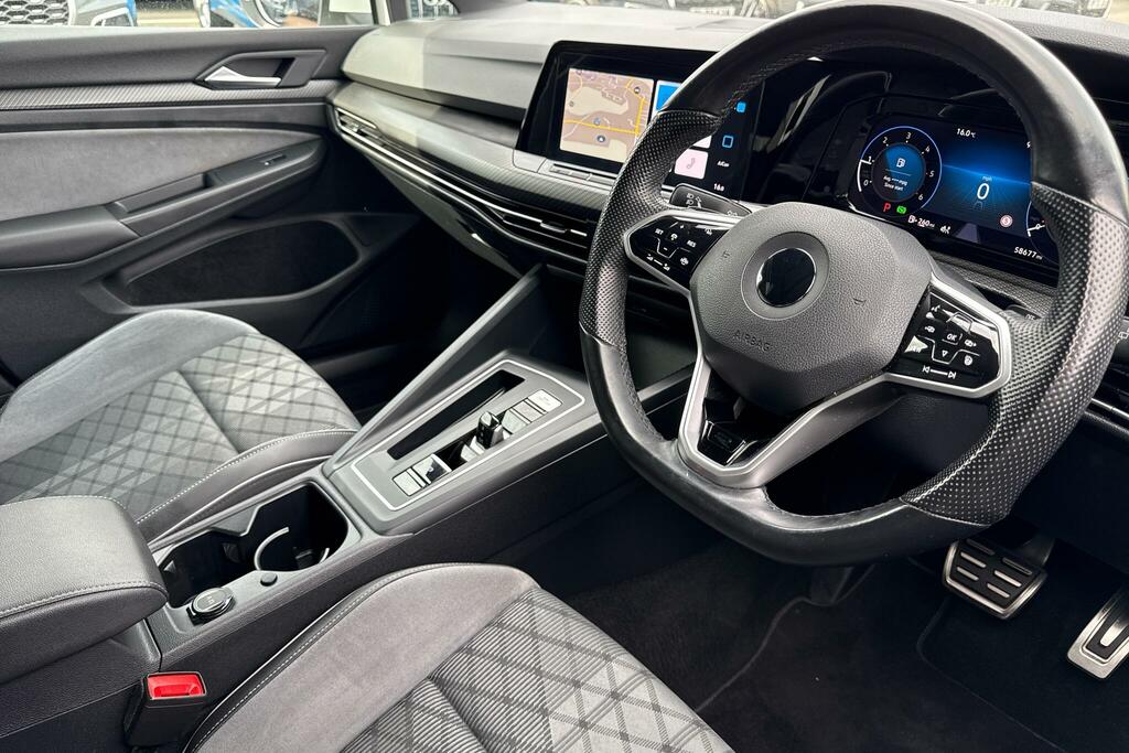 Volkswagen Golf 2.0 Tdi 150 R-line Dsg KN70ZNM White #6