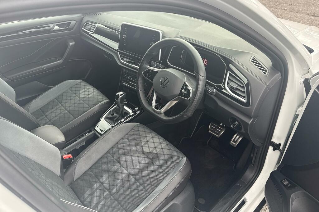 Volkswagen T-Roc 1.5 Tsi R-line Suv Dsg Euro 6 Ss 15 CVZ7335 White #6