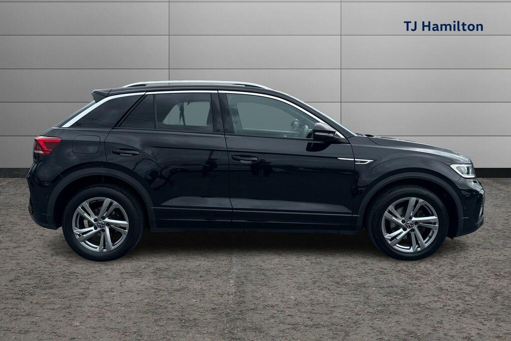 Volkswagen T-Roc 1.5 Tsi R-line Dsg AVZ5473 Black #4