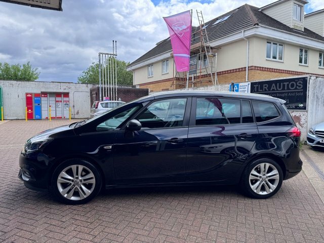 Vauxhall Zafira Tourer 2017 1.4I Turbo Sri Nav Mpv Euro FD67EXH Blue #2