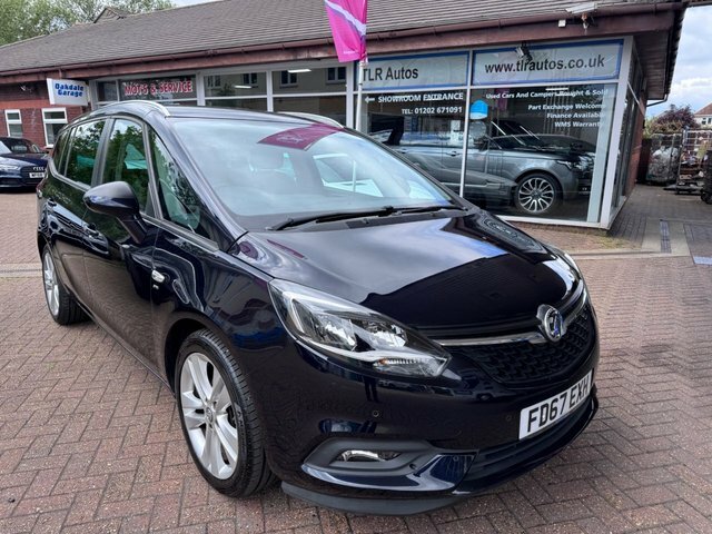 Vauxhall Zafira Tourer 2017 1.4I Turbo Sri Nav Mpv Euro FD67EXH Blue #3