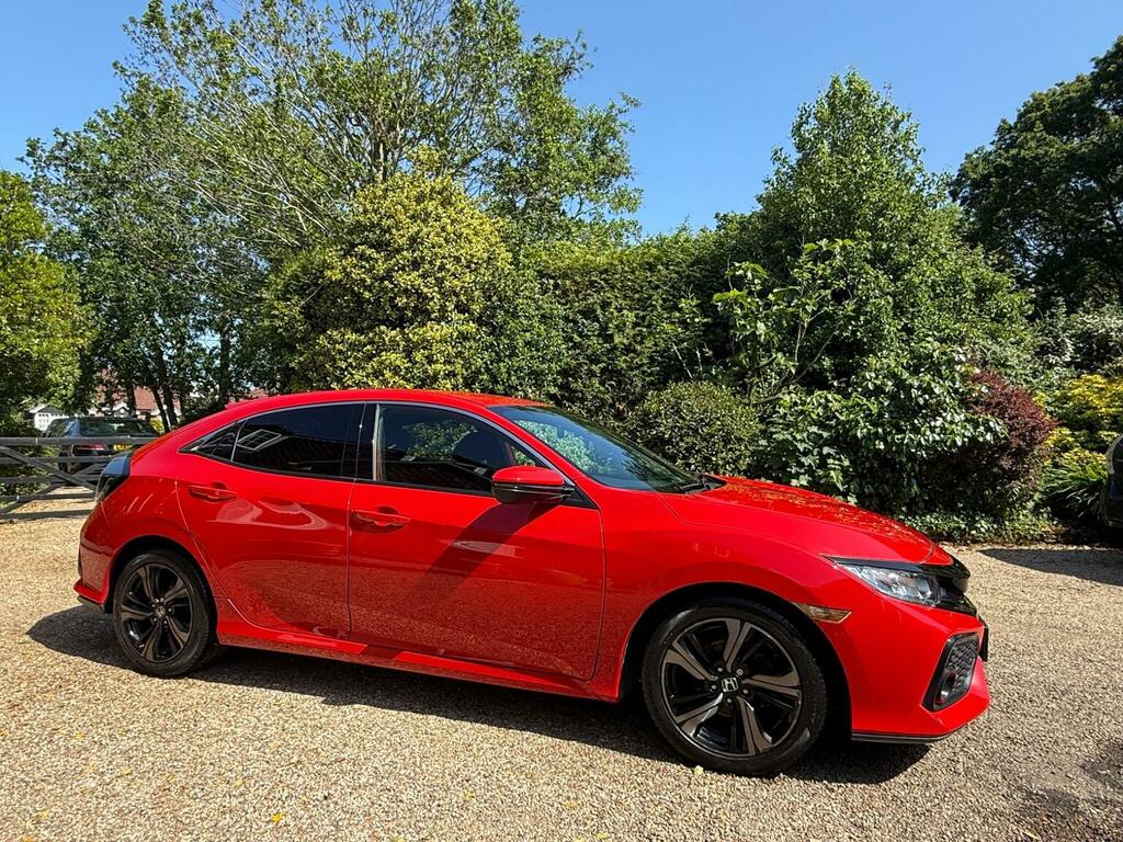 Honda Civic 1.0 Vtec Turbo Sr Euro 6 Ss FJ19TWU Red #3