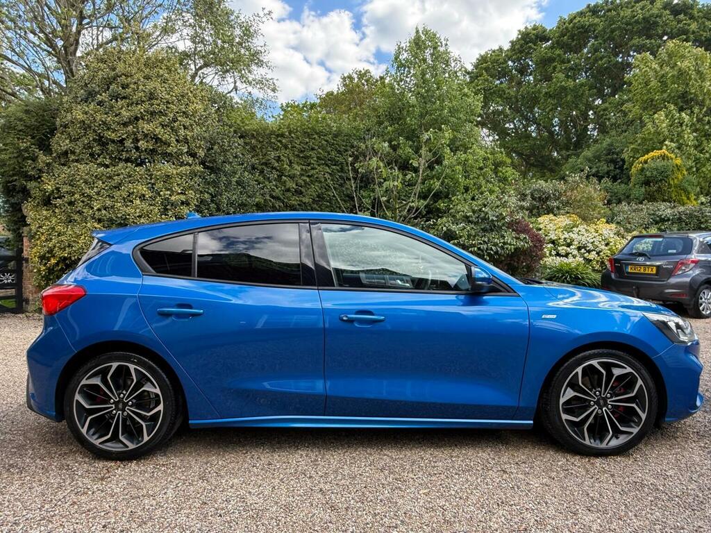 Ford Focus 1.0T Ecoboost St-line X Euro 6 Ss EY68YMX Blue #3
