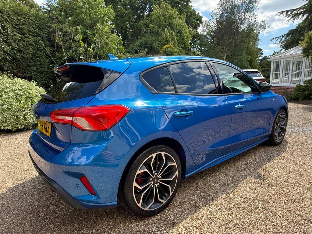 Ford Focus 1.0T Ecoboost St-line X Euro 6 Ss EY68YMX Blue #6
