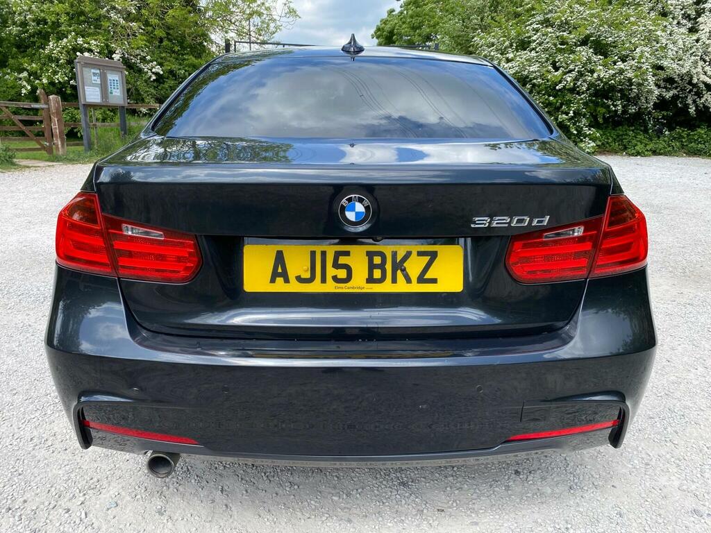 BMW 3 Series Saloon 2.0 320D M Sport Euro 5 Ss 201 AJ15BKZ Black #6