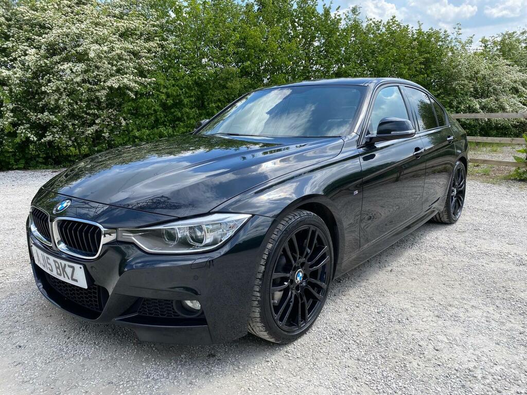 BMW 3 Series Saloon 2.0 320D M Sport Euro 5 Ss 201 AJ15BKZ Black #3