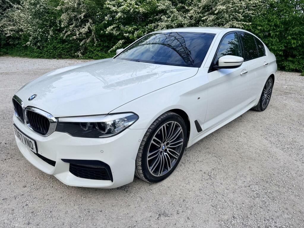 BMW 5 Series Saloon 2.0 520D M Sport Euro 6 Ss 201 FD67VNO White #3