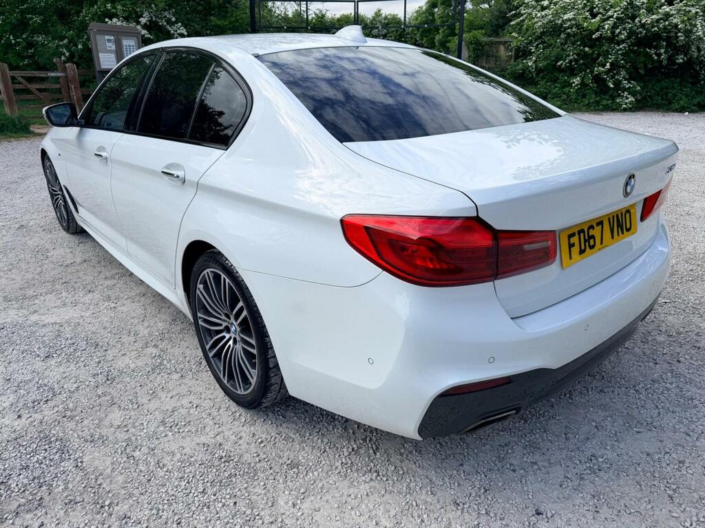 BMW 5 Series Saloon 2.0 520D M Sport Euro 6 Ss 201 FD67VNO White #5