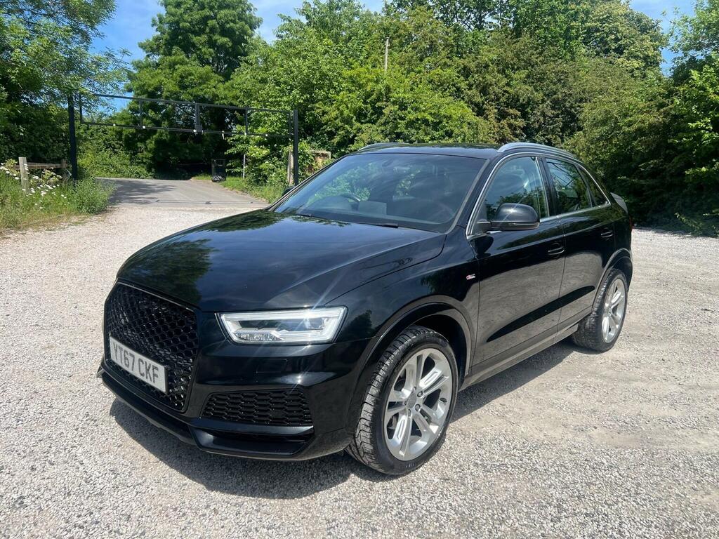 Audi Q3 Suv 2.0 Tdi S Line Edition Euro 6 Ss 2017 YT67CKF Black #3