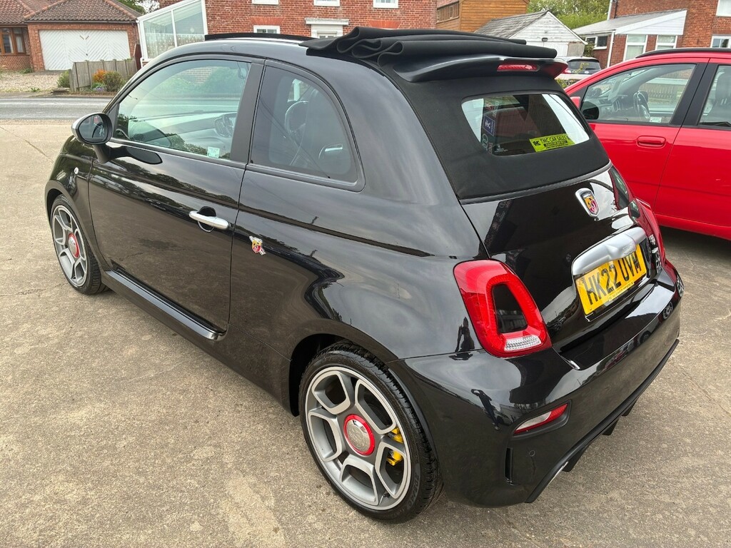 Abarth 595 C 1.4 T-jet 165 Turismo Convertible Man HK22UVM Black #6