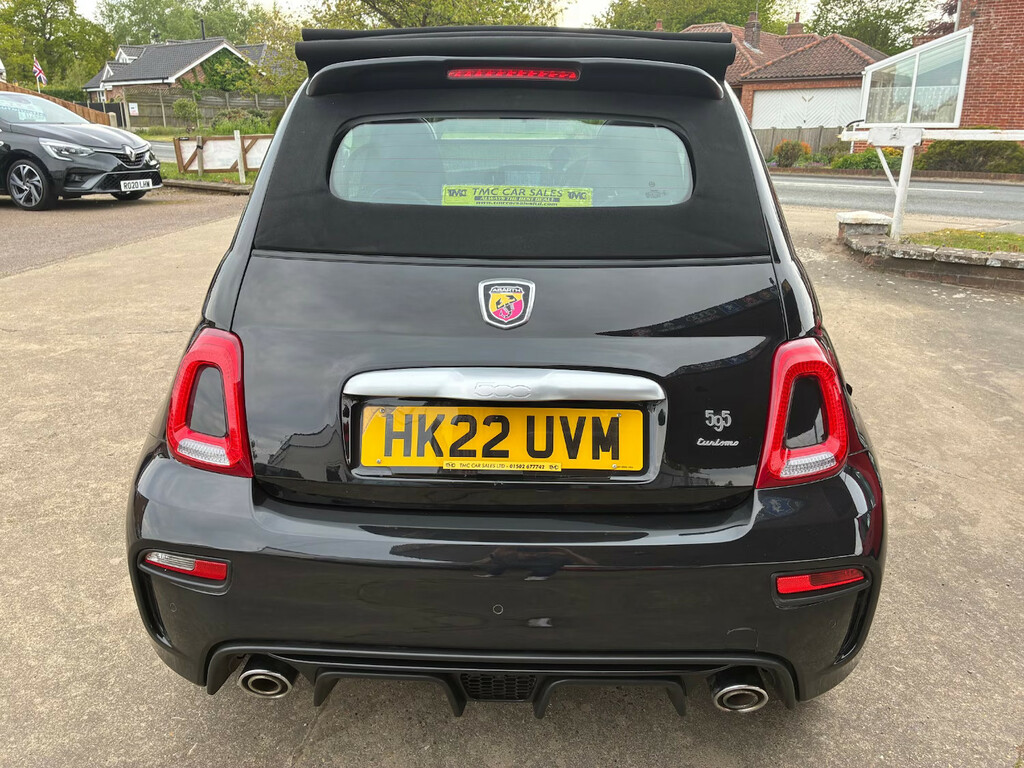 Abarth 595 C 1.4 T-jet 165 Turismo Convertible Man HK22UVM Black #5