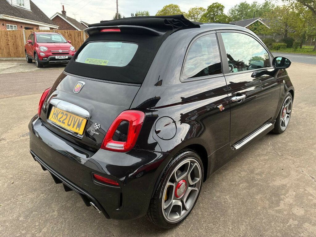Abarth 595 C 1.4 T-jet 165 Turismo Convertible Man HK22UVM Black #4