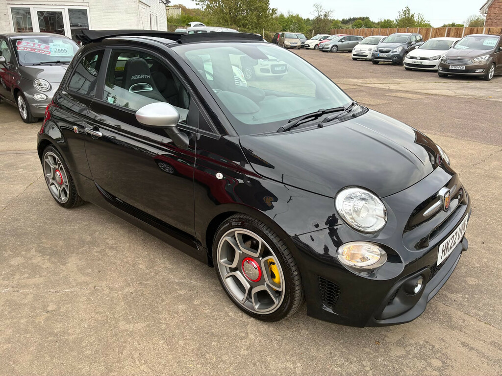 Abarth 595 C 1.4 T-jet 165 Turismo Convertible Man HK22UVM Black #3